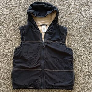 Boys Navy Hooded Vest